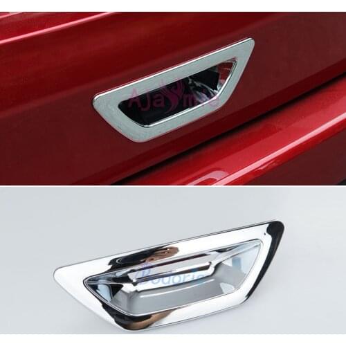 Trunk Door Handle Cover Trim Panel Overlay For Nissan X-Trail Rogue T32 2014 2015 2016 2017 2018 XTrail Chrome Accessories