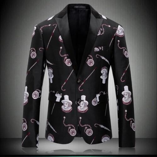 Fit 2020 New Slim Mens Blazer Black England Style Suit Jacket High Quality Casual Male Prom Blazers Terno Masculino #8651