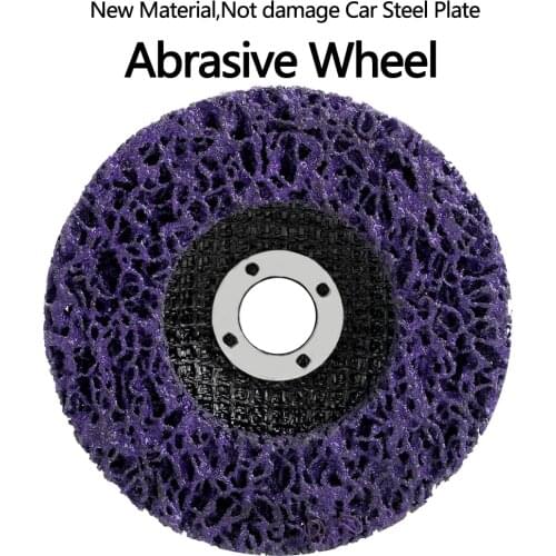 125mm Poly Strip Disc Abrasive Wheel Paint Rust Remover Clean Grinding Wheels for Durable Angle Grinder Car Truck Motorcycles