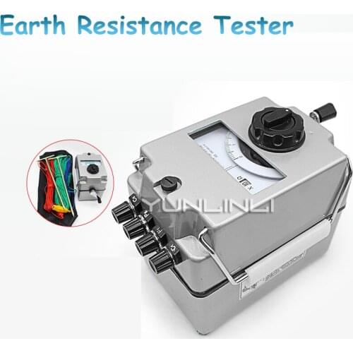 Hand Grounding Table Lightning Rod Grounding Resistance Tester Resistance Meter Lightning Protection Equipment ZC-8