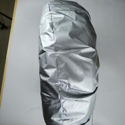 T3ED 1PCS Tire Cover Case Car Silver Cloth Spare Tire Cover Storage Bags Carry Tire For Cars Wheel Protection Covers 4 Season