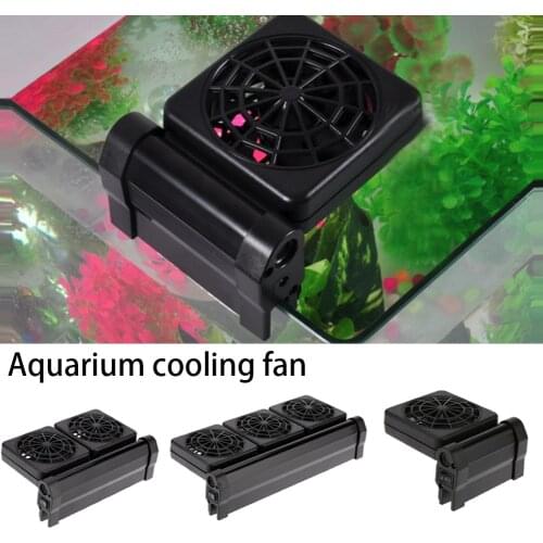Aquarium Fan Aquarium Tank Cooling Fans Fish Tank Fans For Coral Reef Fish Tank 2control Ways Temperature Aquarium Accessories