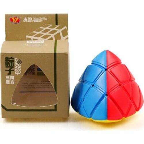 YJ Mastermorphix 3x3 Magic Cube Triangle Speed Race Toy Adult Children Smooth Puzzle Cubo Magico Creative Pocket Gift 75*70.5mm