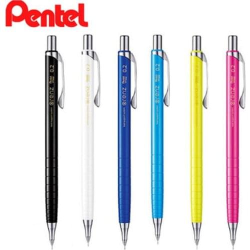 1Pcs Pentel 0.2/0.3MM Mechanical Pencil Orenz Sketch Non-breaking Lead 5 Colors Retractable Metal Tip XPP502