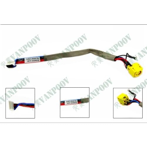 2x Genuine New Laptop DC power jack for IBM Thinkpad x60 x60s x61 x60t x61t Series Charging Socket Connector with cable PJ102