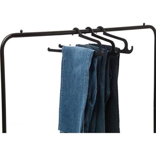5PCS Solid Convenient Closet Organizer Space Saving Magic Hurdle Hanger Rack for Pants Clothes