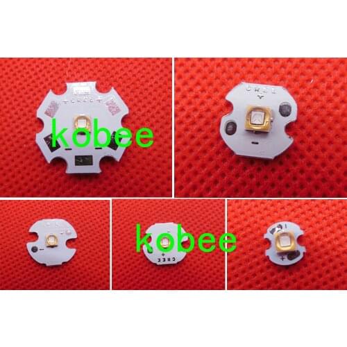 5W UV/Ultra Violet LG3535 High Power LED Emitter 380-385nm LED 60degree with 8mm 12mm 14mm 16mm 20mm PCB