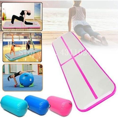 Free Shipping! 3*1*0.1m Kids Inflatable Air Track Inflatable Air Tumble Track Inflatable Air Track Gymnastics Free One Pump