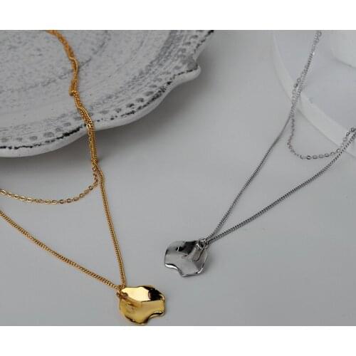 2021 Korean Stlye Fashion Personality Multilayer Necklaces Chain Choker Necklaces