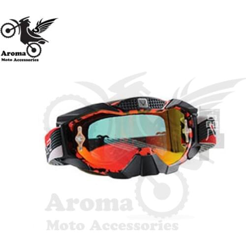 Colorful clear lens motorbike eye protection universal moto dirt pit bike Off-road racing motorcycle glasses motocross goggle