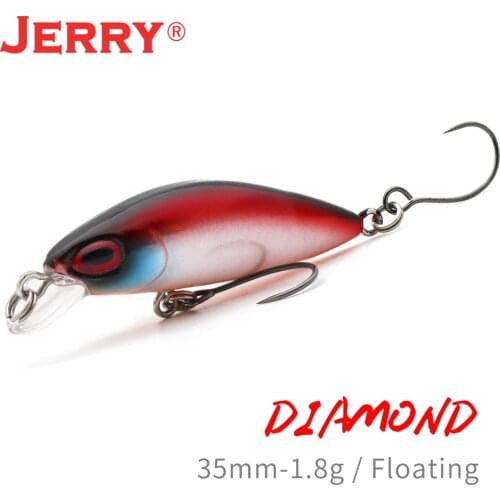 Tomic 35mm 1.8g Micro UV Wobbler Trout Crank Rock Beach Fishing Hard Lures Minnow