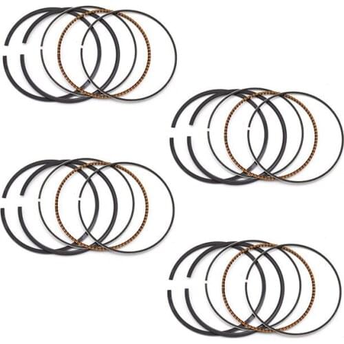 4pcs Motorcycle Cylinder Bore Size 55mm Piston Rings Kit For KAWASAKI Zephyr 400 ZR400C ZR400 1989-1995 8 VALVE ZR 400C 400