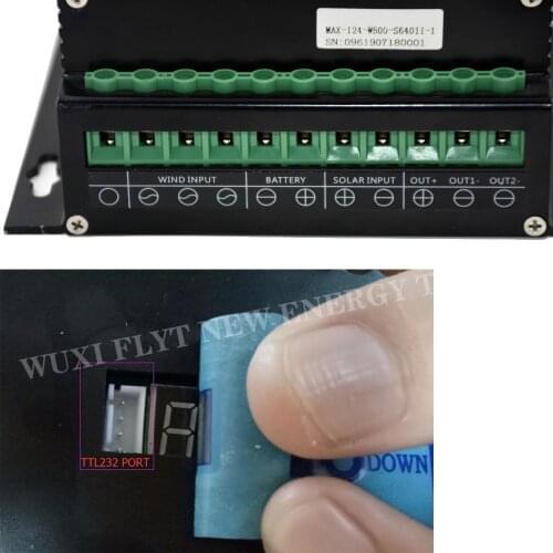 Home Improvement MPPT Wind Solar Hybrid Charge Controller 12V 24V 48V With USB Solar Regulator with Big LCD IP32 PV Battery