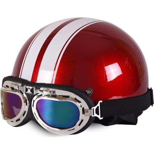 Fashion British Union Jack British motorcycle helmet electric bicycle helmets Summer half face models helmet of ABS