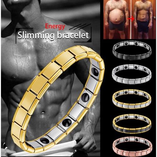 Fashion Magnet Bracelet Magnetic Therapy Weight Loss Fitness Sleep 3 in 1 Charm Bracelet for Women Men Jewelry Wholesale Bulk