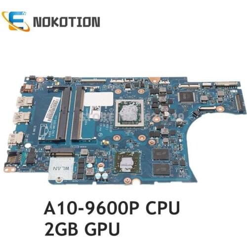 NOKOTION CN-0R1WJH R1WJH For DELL INSPIRON 5565 laptop motherboard BAL22 LA-D803P A10-9600P main board Radeon R8 M445 DDR4