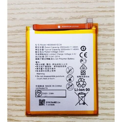 New HB366481ECW Battery for Huawei P9 Ascend P9 Lite G9 honor 8 5C G9 VNS-DL00 VNS P10 Lite WAS-L03T WAS-LX2J LX1 WAS-LX3 LX2J
