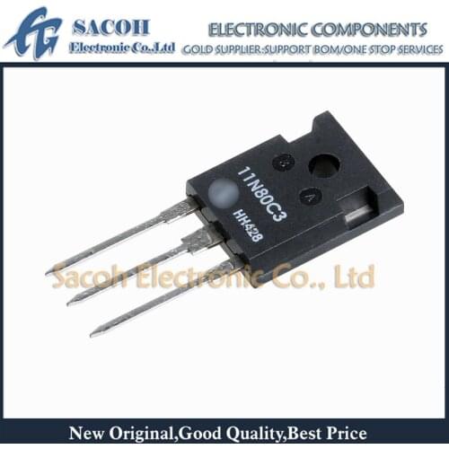 Free Shipping 10Pcs SPW11N80C3 11N80C3 11N80 TO-247 11A 800V Power MOSFET transistor