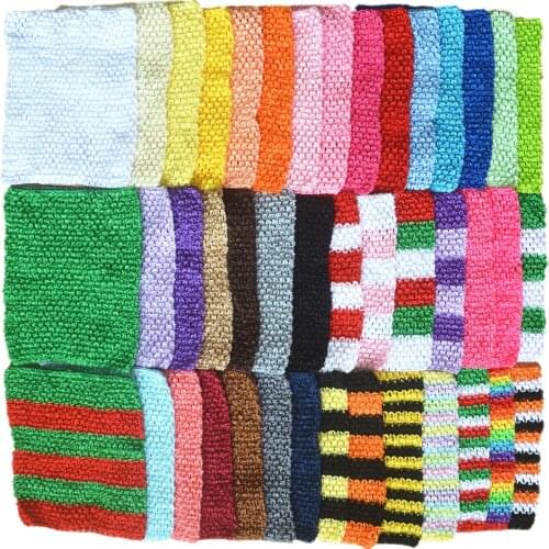 Wholesale 120pcs/lot 9 Inch Crochet Bobo Tube Wide Chest Wrap Girl Pettiskirt Part DIY Accessories 43color H018