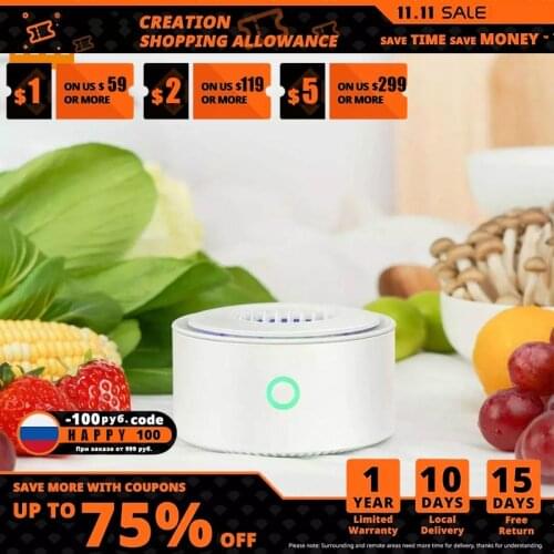 Xiaomi Portable Fruit Vegetable Purifier For Sterilize Disinfection Remove Pesticide Kitchen Vegetables Food Sterilizer