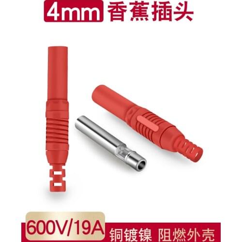 Banana Plug Female Hole Copper 4mm Banana Plug Female Head Extension Wire Post Copper Core Banana Socket Welding