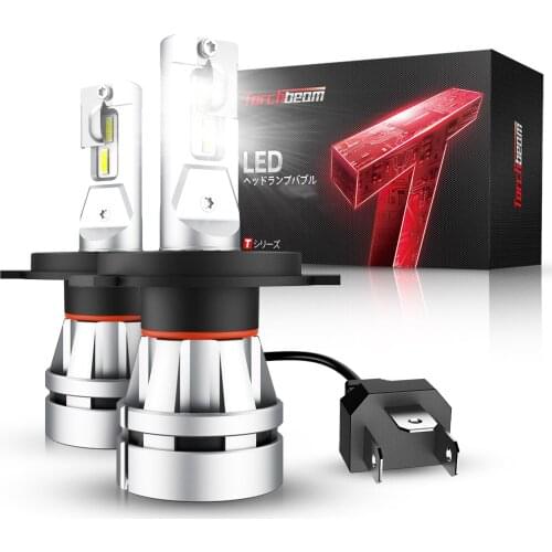 Torchbeam 2PCS LED Headlight Bulbs 26W H4/9003 Auto Headlamp 6500K High/Low Beam Lamp Kit CSP 1860 Led Lights For Car