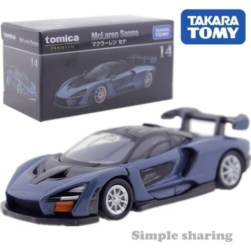 Takara Tomy Tomica McLaren Senna 1/62 No.14 Hot Kids Toys Pop Miniature Diecast Metal Car Model For Children Over 6 Years