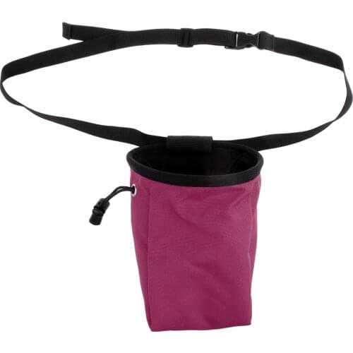 Outdoor Chalk Bag for Rock Climbing Bouldering Gym Weight Lifting with Drawstring Closure and Adjustable Wiast Belt