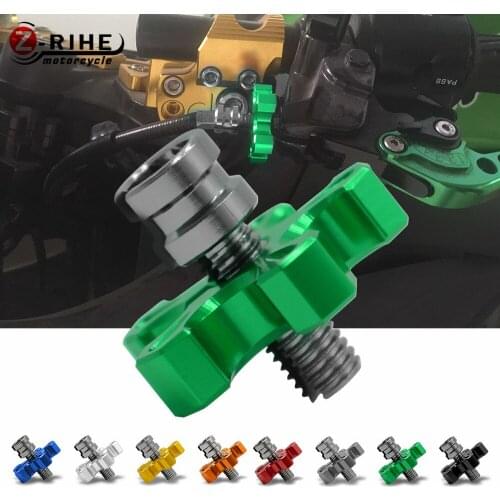 Universal Motorcycle Accessories Billet Clutch Cable Wire Adjusting Screw For kawasaki Z125 2019 Z300 2003-2018 Z750 2007-2012
