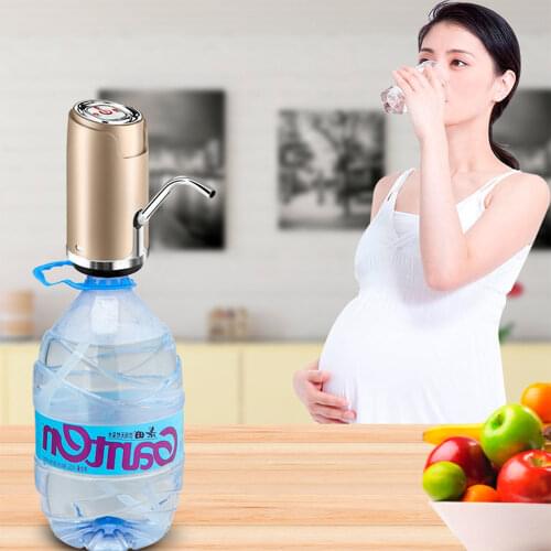 Electric Drinking Water Pump Portable Smart Water Dispenser Universal USB Charging Water Bottle Pump For 5 Gallon