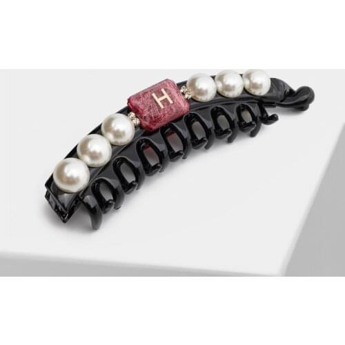 R22 Women geo shaped hair clips hair claws letter H hairpins for ornaments barrettes hair accessories