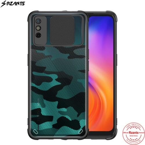 Rzants For Xiaomi Redmi 9T Case Hard [Camouflage Lens] Lens Protect Slim Crystal Clear Cover
