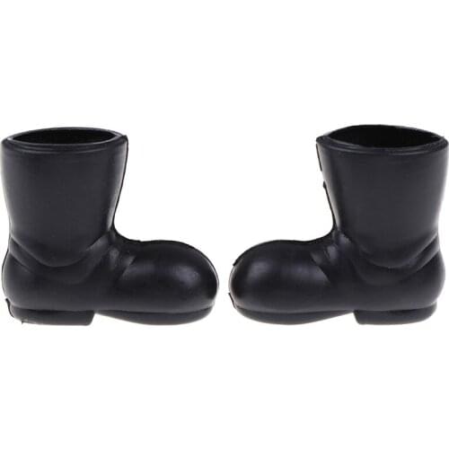 1 Pair Mini Santa Claus Shoes 1:12 Dollhouse Miniature Accessories Xmas Decor