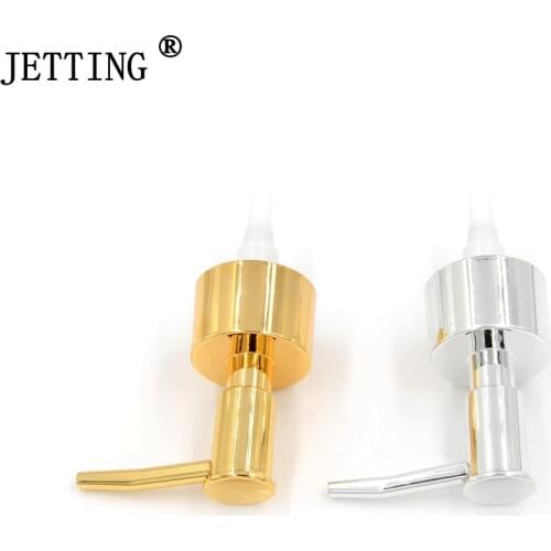 1Pc Plastic Soap Pump Liquid Lotion Gel Dispenser Replacement Jar Tube Tool Electroplating Wire Drawing Nozzle Gold Silver
