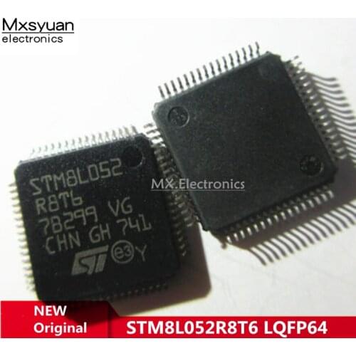 10PCS~50PCCS/LOT STM8L052R8T6 STM8L052 LQFP64 New original