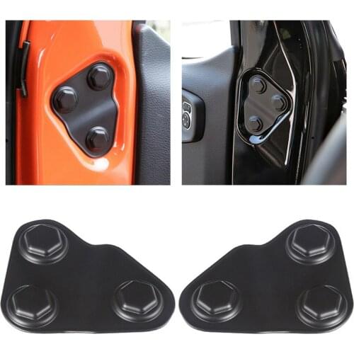 Car Door Lock Screw Protector Cover for Jeep Wrangler JL 2pcs