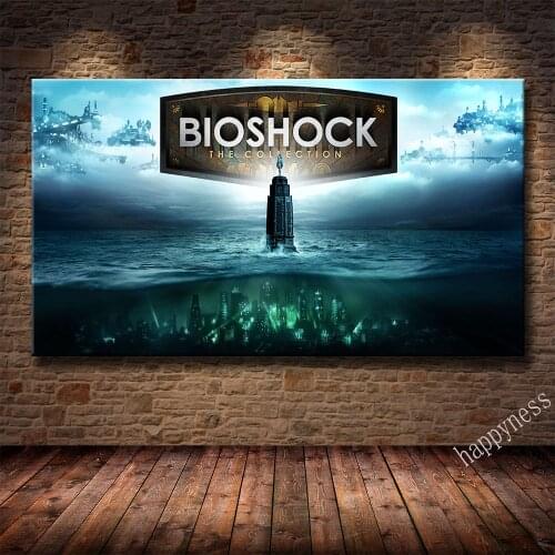 BioShock Popular Online Game HD Print Canvas Painting Living Room Bedroom Decoration Painting