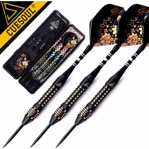 CUESOUL Gift 20 Grams Steel Tip Darts Unique Design Black Scorpion