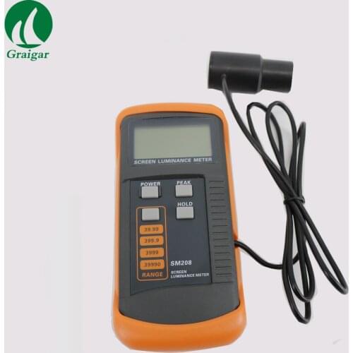 High Stability SM208 Digital Screen Brightness Meter Measuring Range 0.01-39990cd/m2