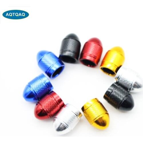 AQTQAQ 20Pcs/Lot Valve Caps Prevent Corrosion Car Dust Caps Universal Aluminum&Plastic Wheel Tire Air Caps Valve Stem Covers