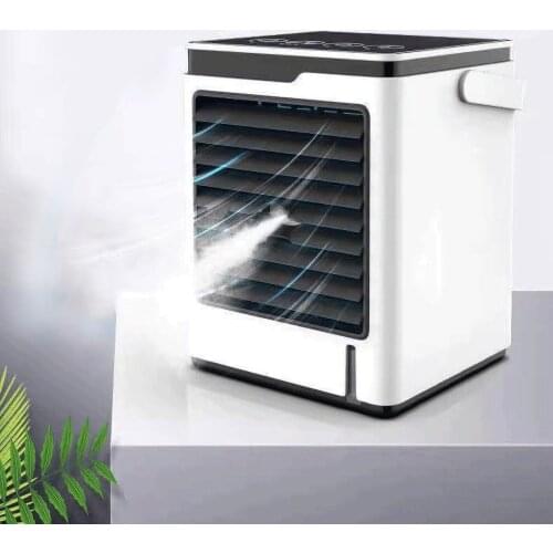 Mini Air Conditioning Fan Usb Desktop Fan Convenient Air Cooler With Humidifying Spray Function Electric Desk Fan Air Cooler#db4