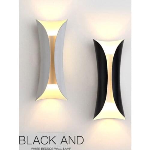 New Northern Europe Simple Modern Aisle Wall lamp Bedroom Bedside lamp Stairs Balcony Corridor Background wall Personality