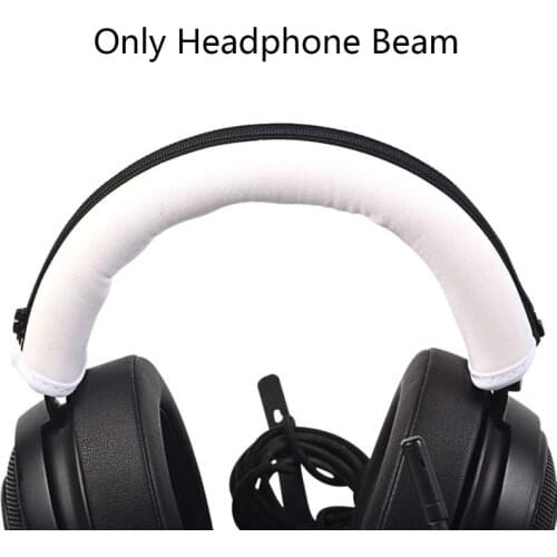 Headphones Headband Cushion Pads Bumper Cover Zipper Replacement for Razer Kraken PRO 7.1 V2 Headset