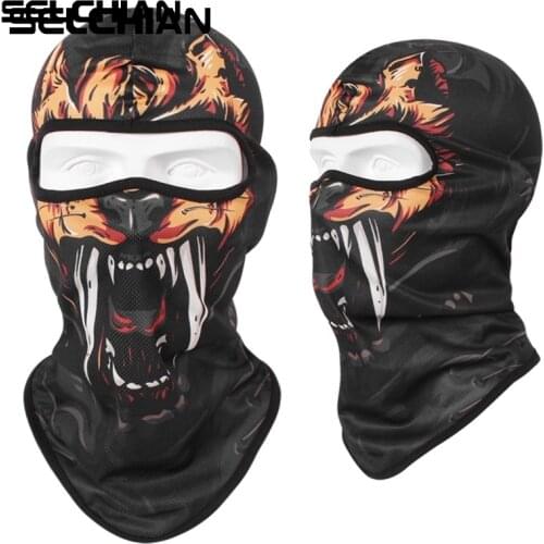 Hot new Tactical Military Balaclava Airsoft Shooting Bicycle Camouflage Hat Helmet Liner Full Face Caps Beanies Cap Men Women