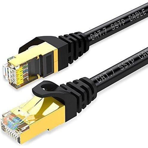 RJ45 Cable Cat 7 U/FTP Gold Plated Shielded 10Gbps Ethernet RJ45 Network Patch Cable Cord Ethernet Cable