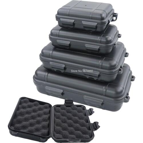 Outdoor Waterproof Survival Sealed Box Dustproof Shockproof Plastic EDC Tools Storage Container Case Holder Fishing Tackle Tools