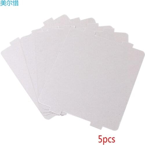 5Pcs Mica Plates Sheets Microwave Oven Repairing Part 108x99mm Kitchen For Midea JAN07 Dropship
