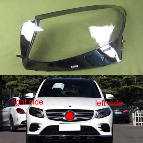 Headlight Shell Lamp Shade Transparent Cover Glass Headlamp Cover For Mercedes-Benz W253 GLC200 GLC260 GLC300 2016 2017 2018