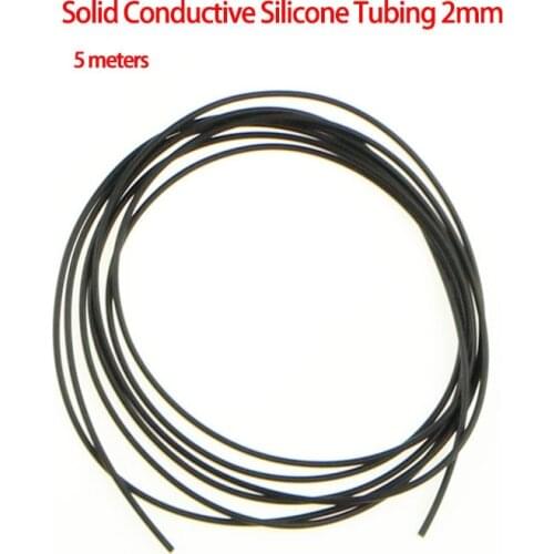 5M Solid Conductive Silicone Rubber Cord TENS / ESTIM / E-STIM Machine 2mm OD