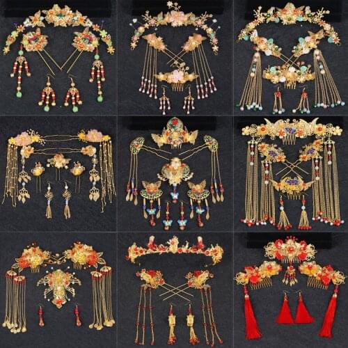 Bridal Headband Crown Jewelry Headdress Costume Set Wedding Crown Accessories New Restore Ancient Ways Headdress